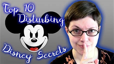 Top 10 Disturbing Disney Secrets Youtube