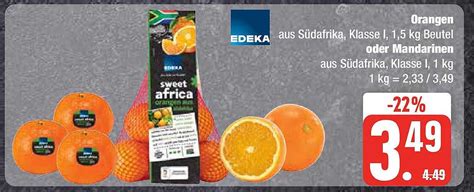 Edeka Orangen Oder Mandarinen Angebot Bei EDEKA 1Prospekte De