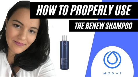 How To Properly Use The Monat Renew Shampoo Youtube