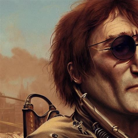 Krea Ai John Lennon As A Mad Max Villain Ultra Realistic