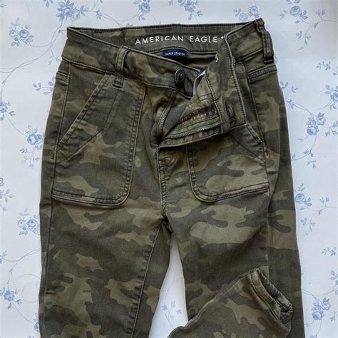 American Eagle Camo Pants Camo Pants Camo Cargo Depop