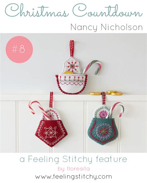 Feeling Stitchy Christmas Countdown 8 Nancy Nicholson Design