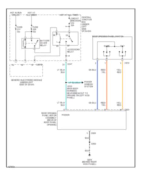 Power Top Sunroof Ford Taurus Lx 2001 System Wiring Diagrams Wiring Diagrams For Cars