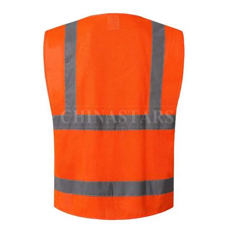 Csv 118 Mesh Reflective Vest With 4 Pockets Chinastars