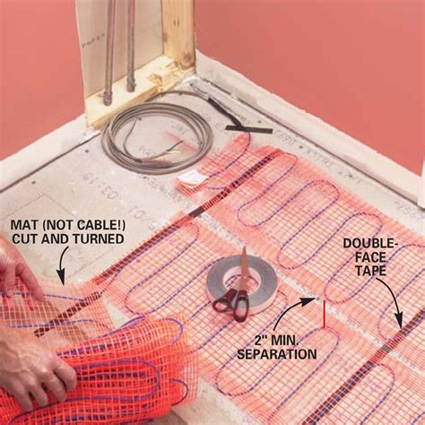 How To Install In Floor Heat Radiant Heat Installation