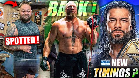 Finally Brock Lesnar Mitb Confirmed New Smackdown Timings In India