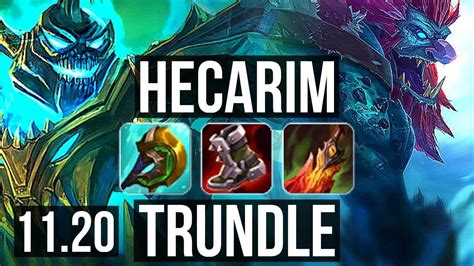 HECARIM Vs TRUNDLE JUNGLE DEFEAT 4 4M Mastery 1500 Games