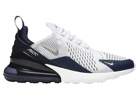 Nike Air Max 270 White Midnight Navy Mens Dh0613 100 Us