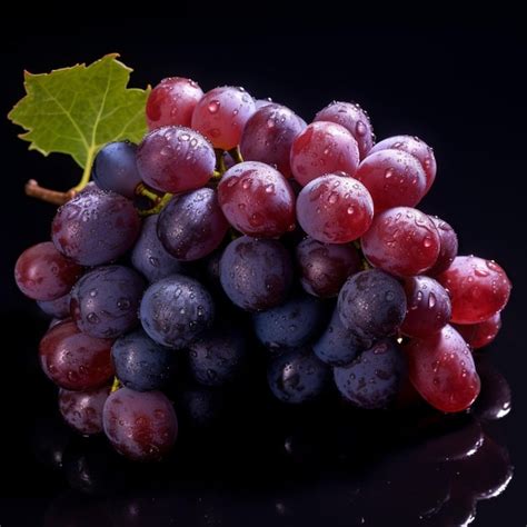 Tomas De Producto De Foto De Uvas Sin Fondo Foto Premium