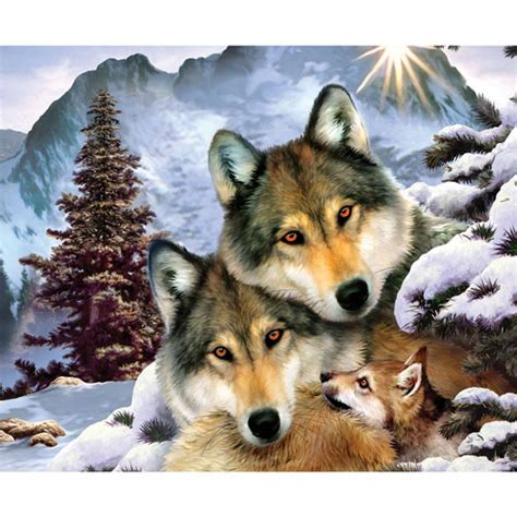 Wolves In Harmony 1000 Piece Jigsaw Puzzle Spilsbury