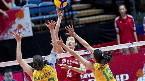 China Win Against Brazil In Fivb Womens Volleyball World Cup Cgtn