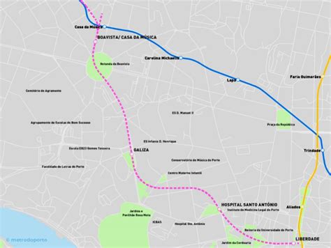 Metro Do Porto Prolongamento A Linha Rosa Viamapa