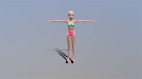 Anime-girl- Model- Base 1-1k - Download Free 3D model by Oldessexboy [78a3d76] - Sketchfab