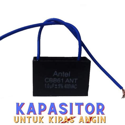 Jual Kapasitor Kipas Angin V Ac Kotak Hitam Capacitor Kipas Angin