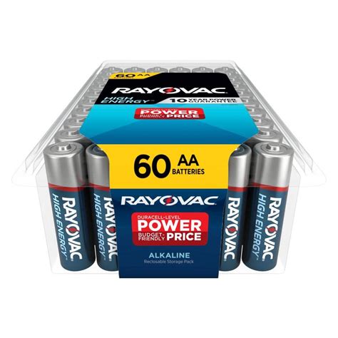 Rayovac High Energy Aa Batteries Pack Double A Alkaline Batteries