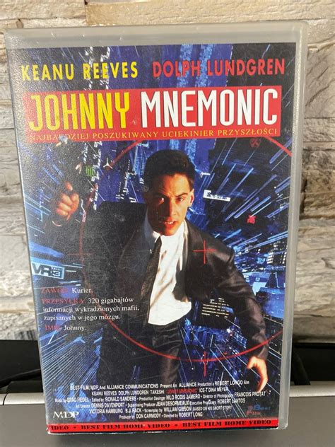 Johnny Mnemonic Vhs Reeves Lundgren 13014637626 Oficjalne Archiwum