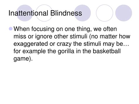 Inattentional Blindness Examples - BLINDS