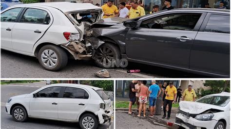 Un Fuerte Triple Choque En La Costanera Santafesina Solo Dejó Daños