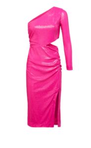 Lindsay Hubbard S Pink Sequin Cutout Dress Big Blonde Hair