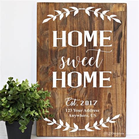 HOME SWEET HOME Sign | ILYB Designs