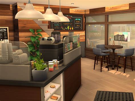 The Sims Resource Bubble Tea Thrift Shop No CC