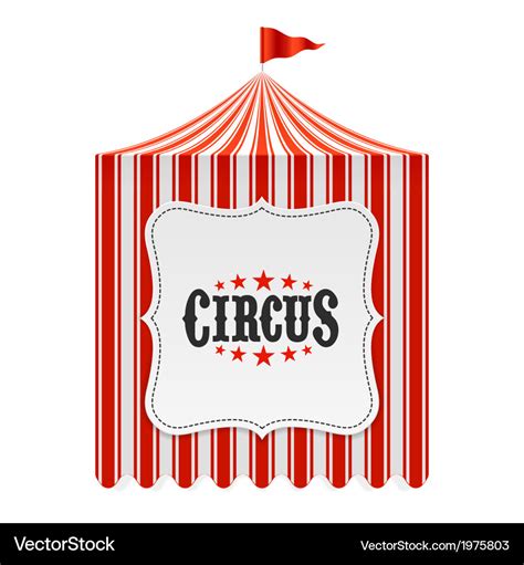 Circus tent Royalty Free Vector Image - VectorStock