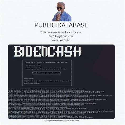 D Lab On Twitter Bidencash Another Credit Card Market Publishes