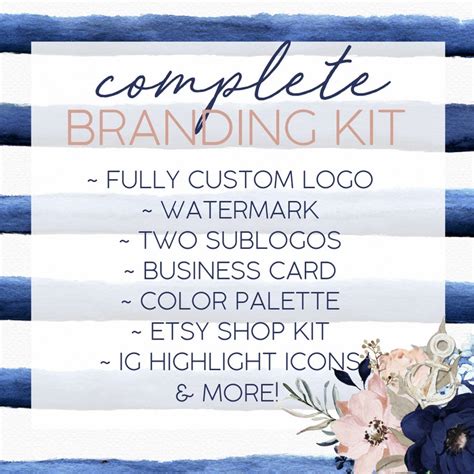 Complete Branding Package Full Branding Kit Etsy Shop Etsy