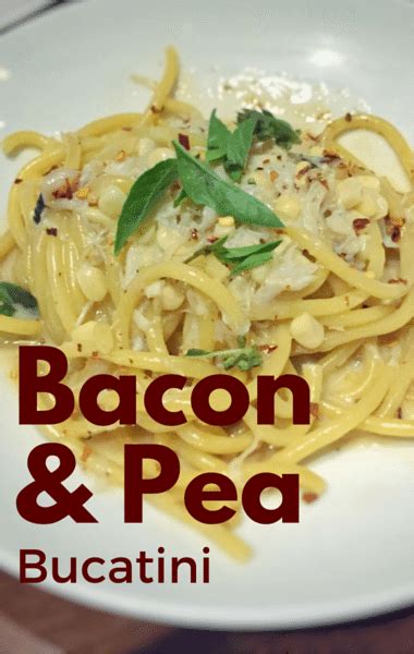 Rachael Ray Bacon And Pea Bucatini Recipe