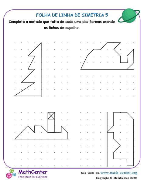 Atividade Simetria 3 Ano Image To U