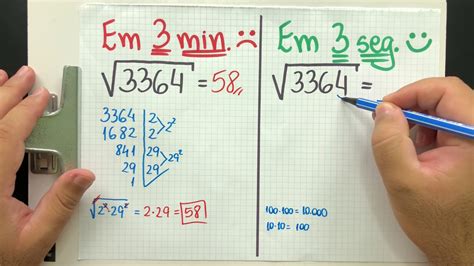 RAIZ QUADRADA Método RÁPIDO Para Calcular 45 OFF