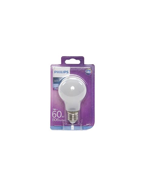 Bombilla Led Philips E27 A60 7w 806lm Blanco Frío