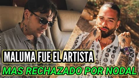 Cristian Nodal confesó que a rechazado a Maluma más que a cualquier