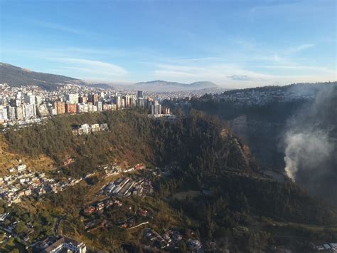 Los incendios en Guápulo Conquistadores Bellavista y González Suárez