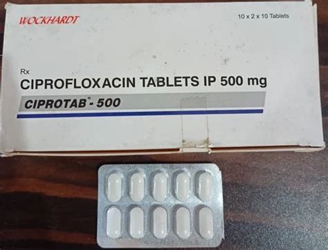 Mg Ciprofloxacin Tablets At Rs Box Ciprofloxacin Hcl Tablets