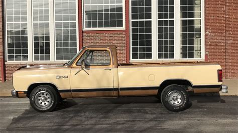 1985 Dodge D150 Royal Se Pickup For Sale At Auction Mecum Auctions