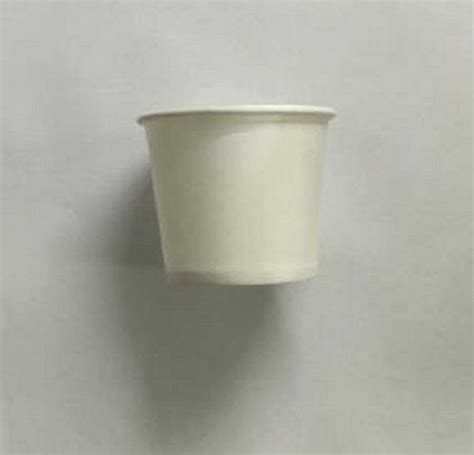 Food Grade Environmental Friendly Disposable Plain White Paper Cups At