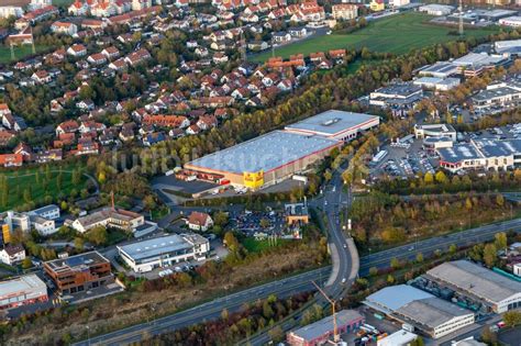 W Rzburg Von Oben Geb Ude Des Gro Handelszentrum Selgros Cash Carry