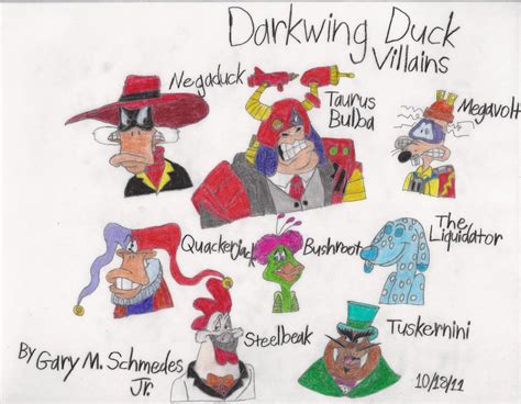 Darkwing Duck Villains By ChumleysCartoons by DarkwingHomer on DeviantArt