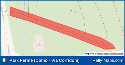 Karte Park Ferm Como Via Corridoni Rally Trof O Villa D Este Aci