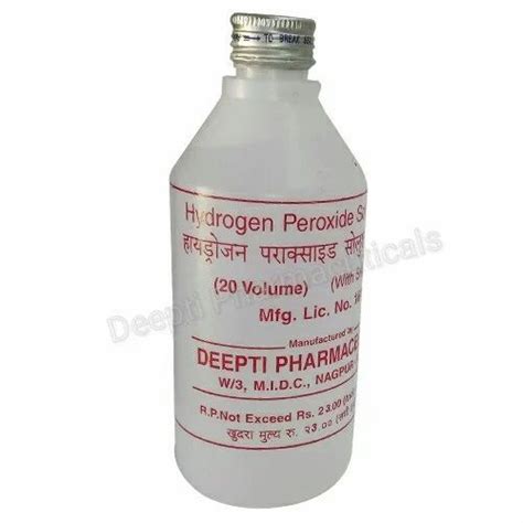 Hydrogen Peroxide Solution Ip 100ml At ₹ 75bottle Silver Hydrogen