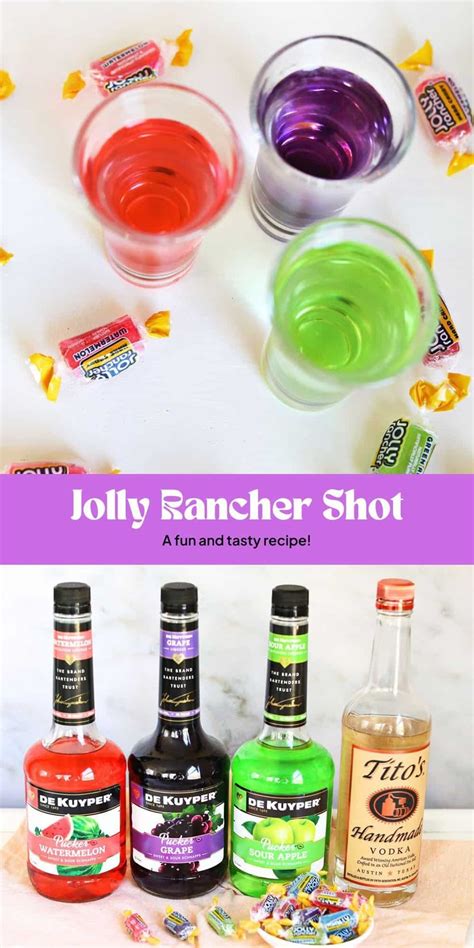 Jolly Rancher Vodka Infused Shots Artofit