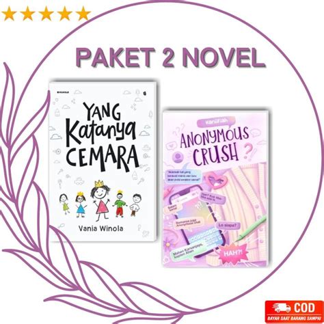 Paket 2 Novel Yang Katanya Cemara And Anonymous Crush D C Lazada