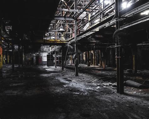 premium photo abandoned empty factory