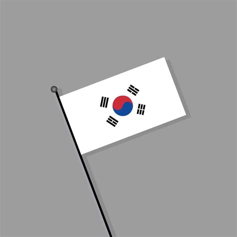 Illustration Of South Korea Flag Template 13257482 Vector Art At Vecteezy