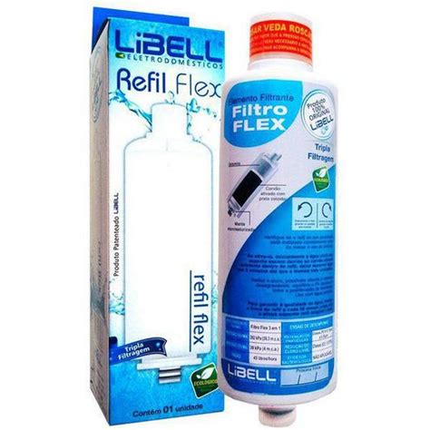 Filtro Refil Para Purificador de Água Libell Flex Original Peças para