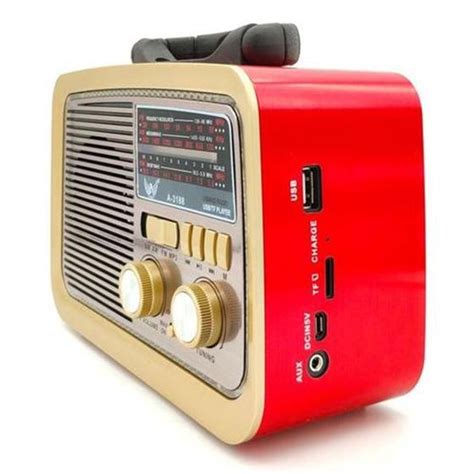 Rádio Retro Vintage Am Fm Sw Usb Mp3 Com Bluetooth E Lanterna Bivolt