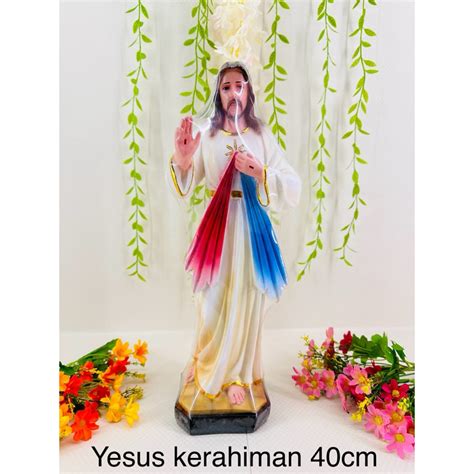 jual patung yesus kerahiman cm shopee indonesia