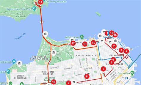 San Francisco Tour Bus Hop On Hop Off Bus Map Infoupdate Org