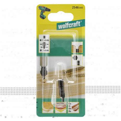 Burghiu Zencuitor Wolfcraft 2546000 D 3 8 Mm Prindere Hexagonala